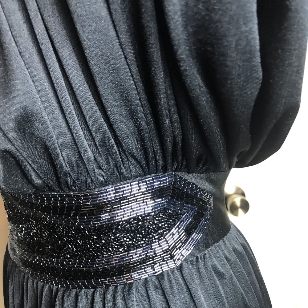 ·Tadashi vintage gown Saks Fifth Ave  beaded waist
